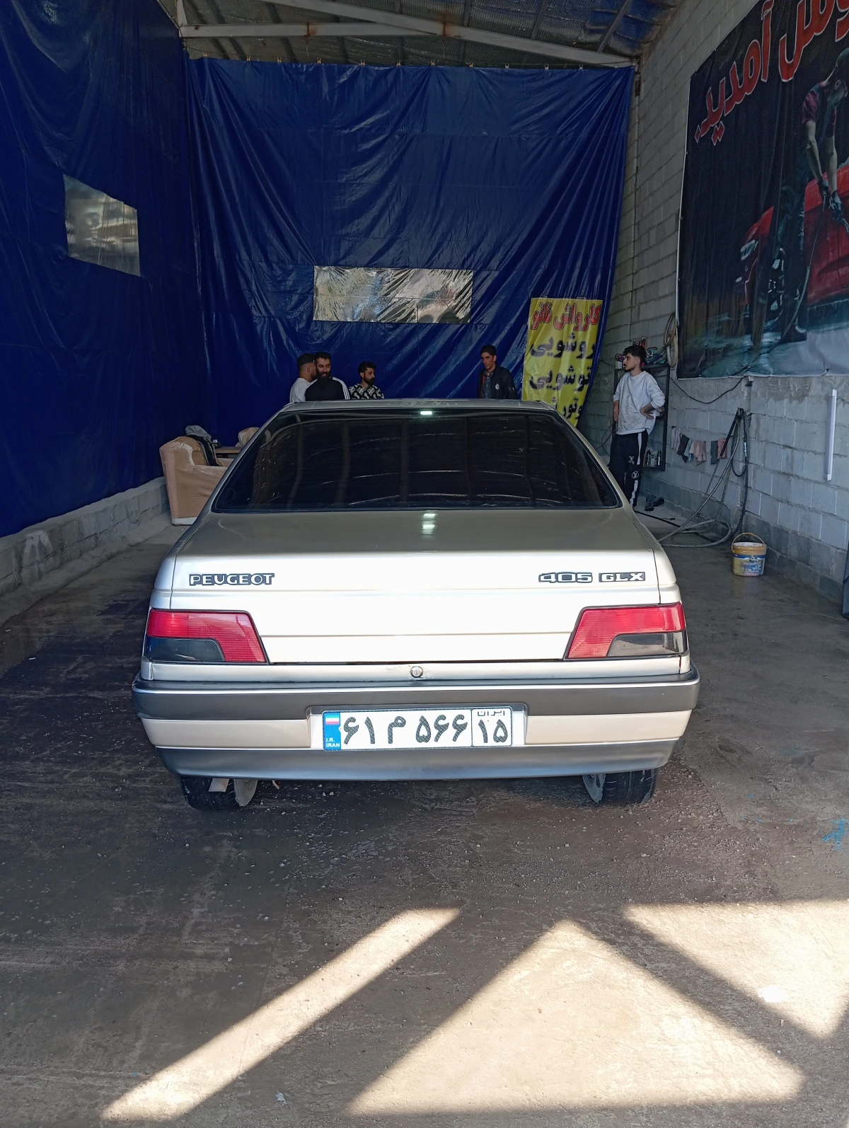 پژو405 مدل 1385 - عقب
